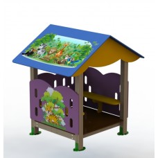 Дитячий дерев'яний будиночок "Корал" (DІO-215.1)