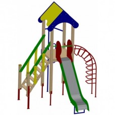 Дитячий ігровий комплекс Одна вежа 1500 (DIO701)