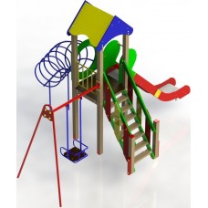 Ігровий комплекс для дитячого майданчика "Лунтик плюс" DІO-804