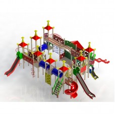 Ігровий комплекс для дитячого майданчика Бастіон друзів DІO-809